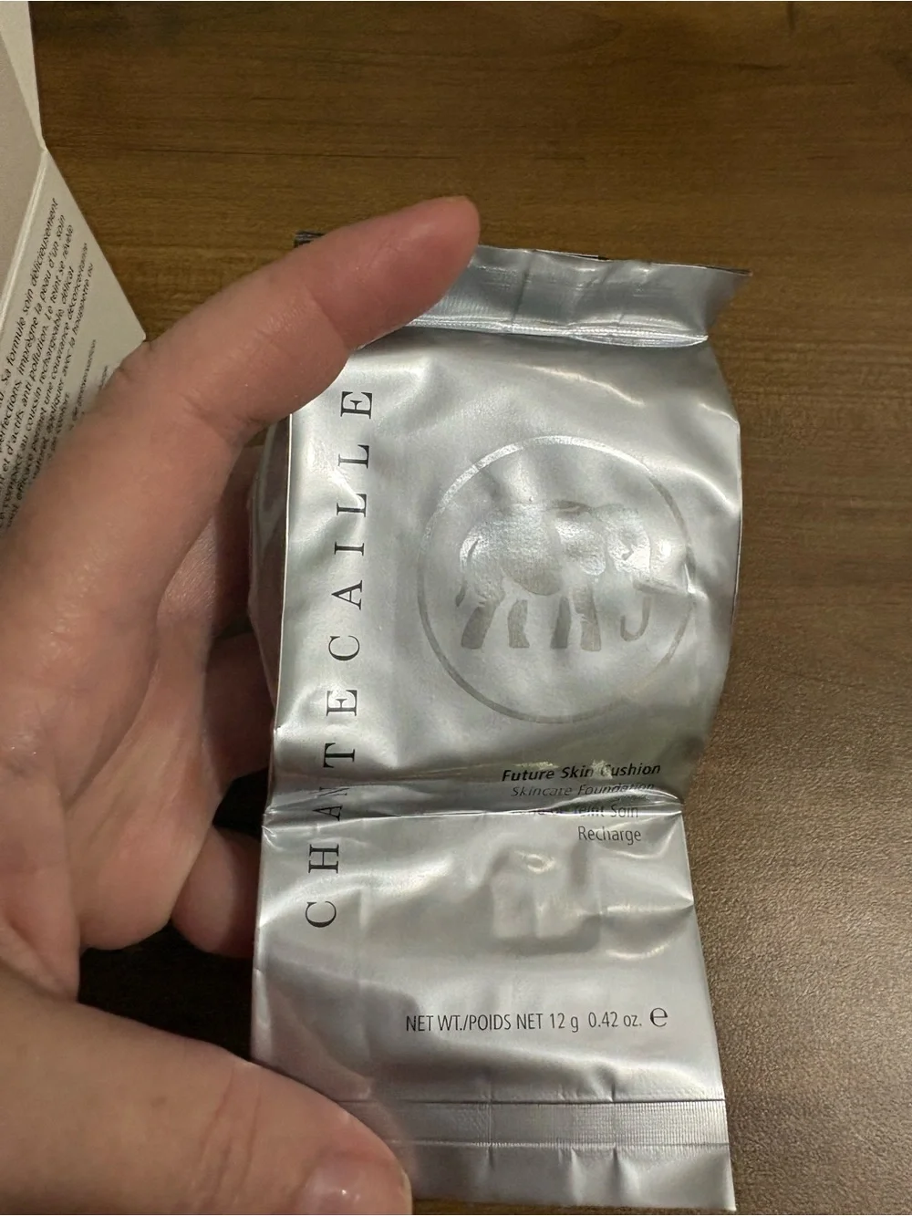 Chantecaille Future Skin Cushion Foundation with Refill- Wheat MSRP $146 NIB